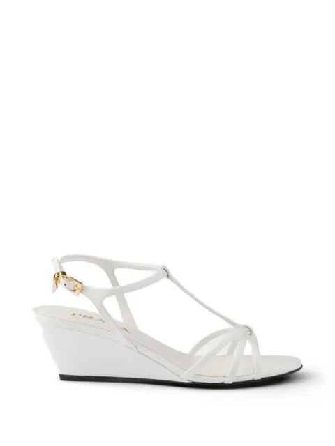 Prada patent leather sandals