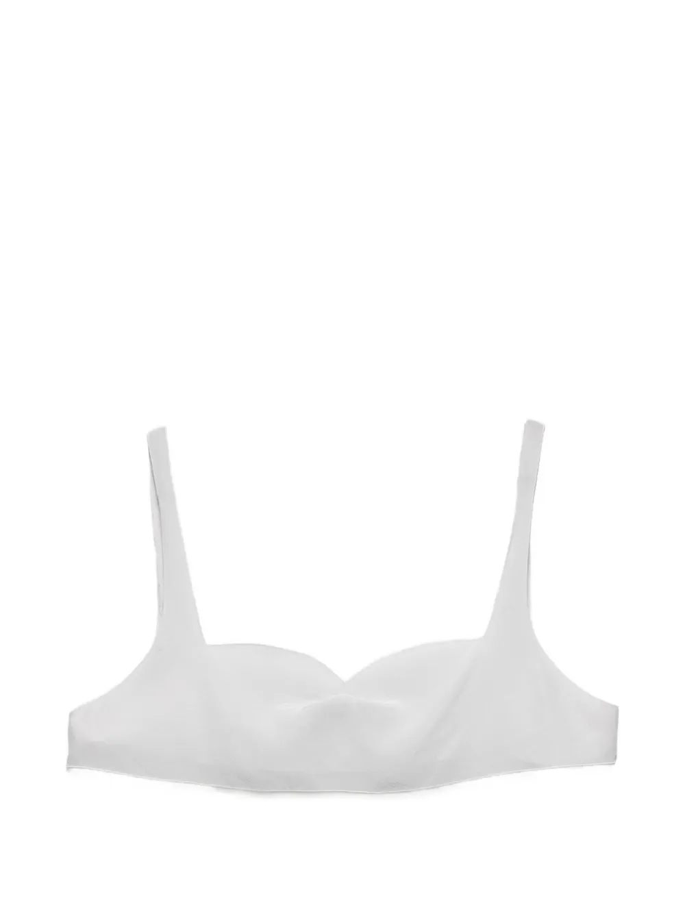 Prada crepe de chine top - Bianco