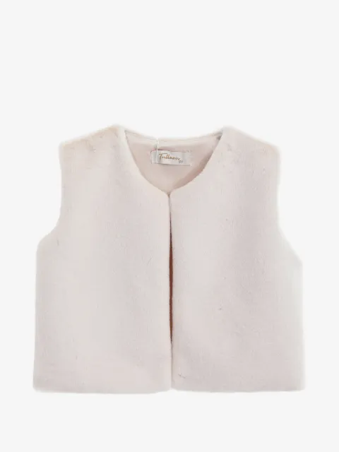 Tulleen chaleco con cuello redondo