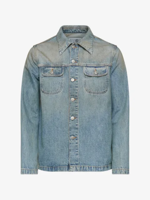 MM6 Maison Margiela veste en jean à poches poitrine