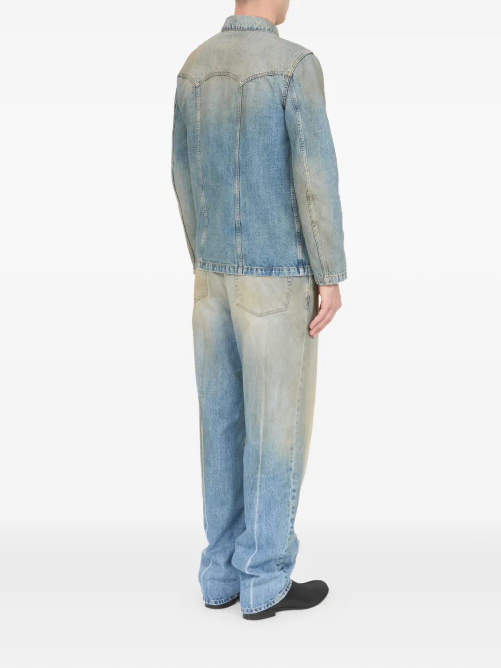 MM6 Maison Margiela Denim jack Blauw