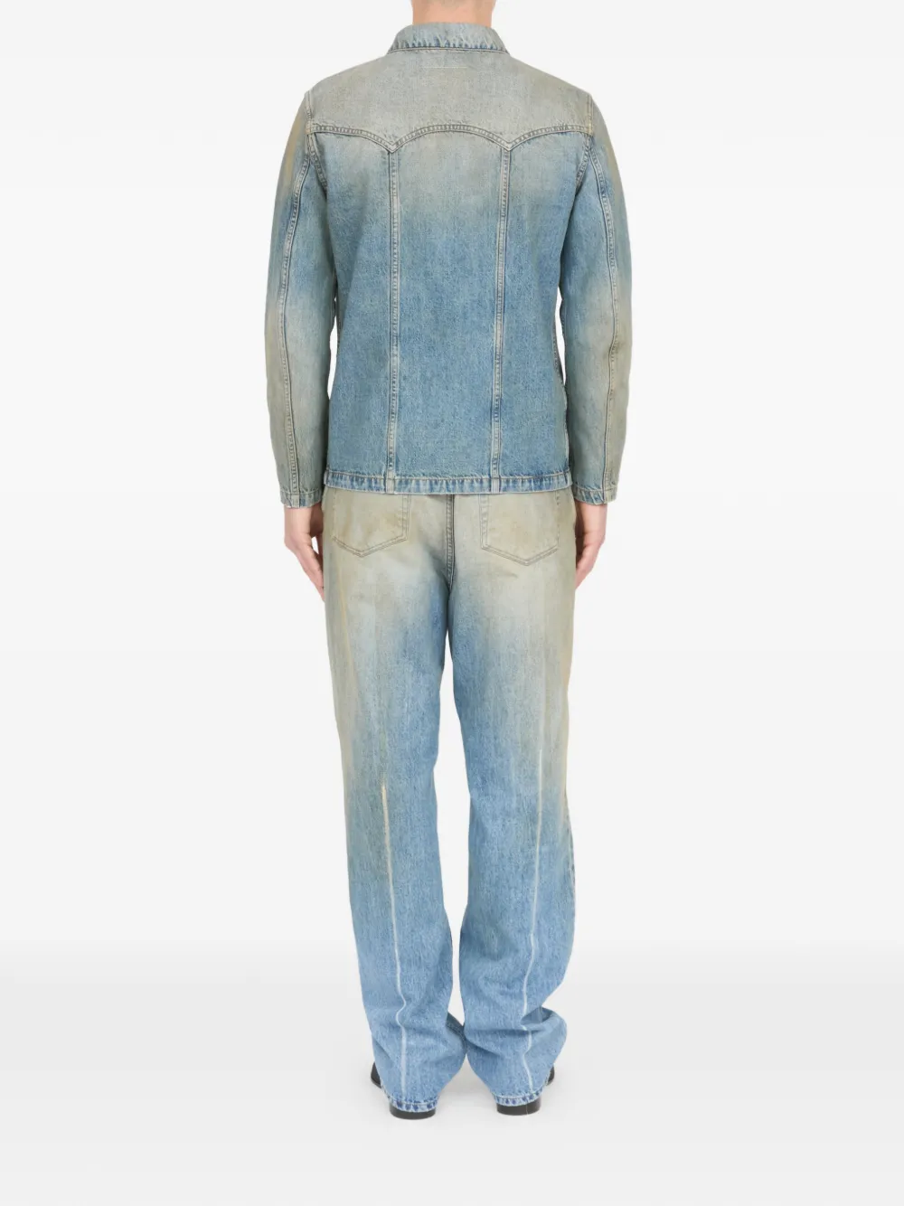 MM6 Maison Margiela Denim jack Blauw