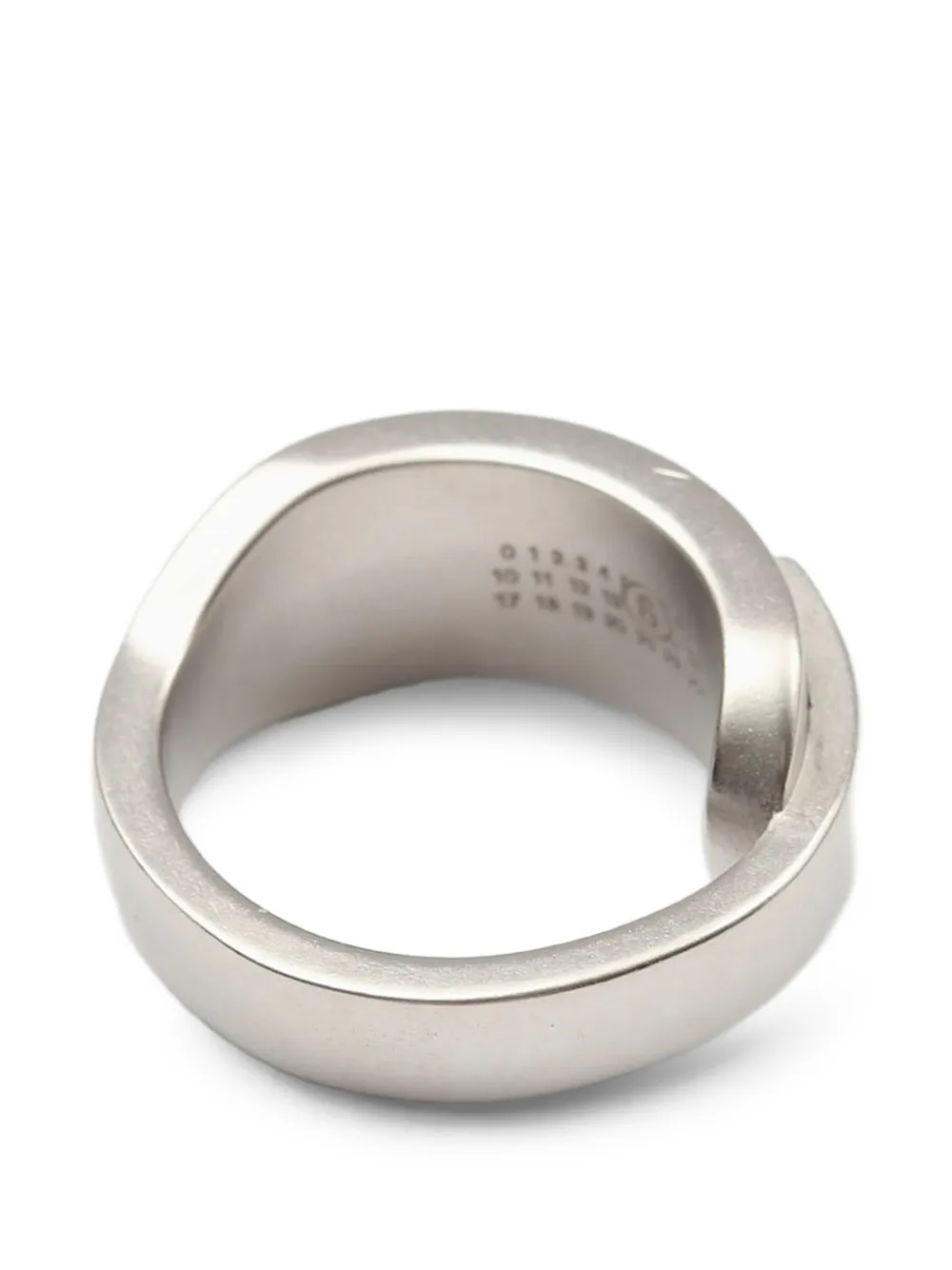  Mm6 Maison Margiela Anello Mm6 - Argento 