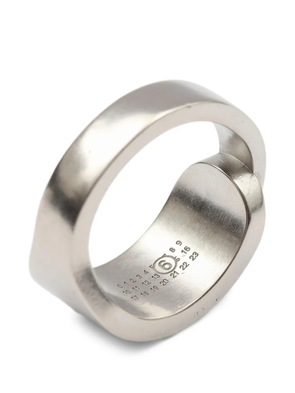  Mm6 Maison Margiela Anello Mm6 - Argento 