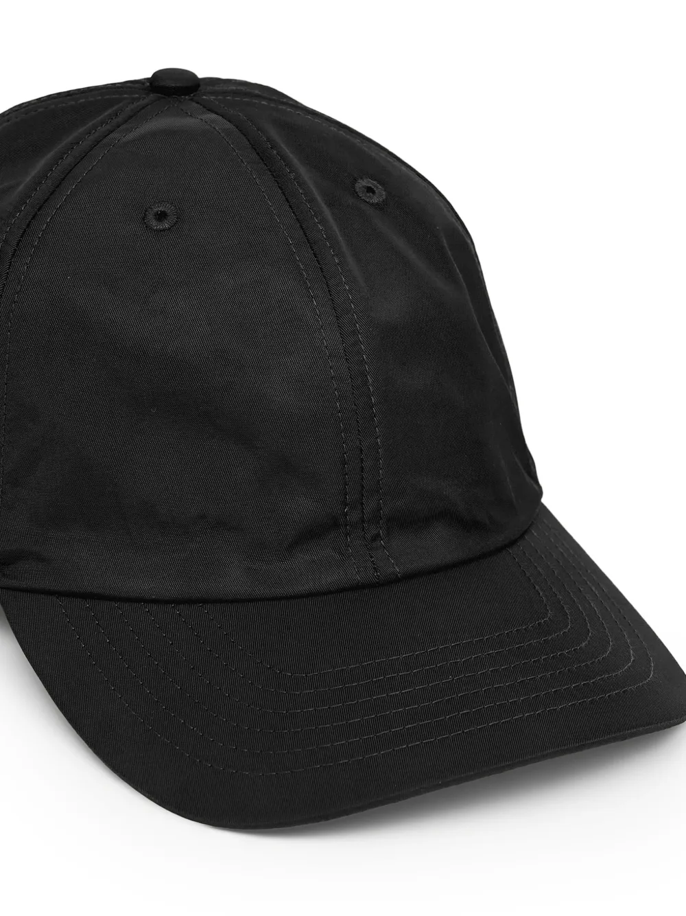 MM6 Maison Margiela Nylon honkbalpet Zwart