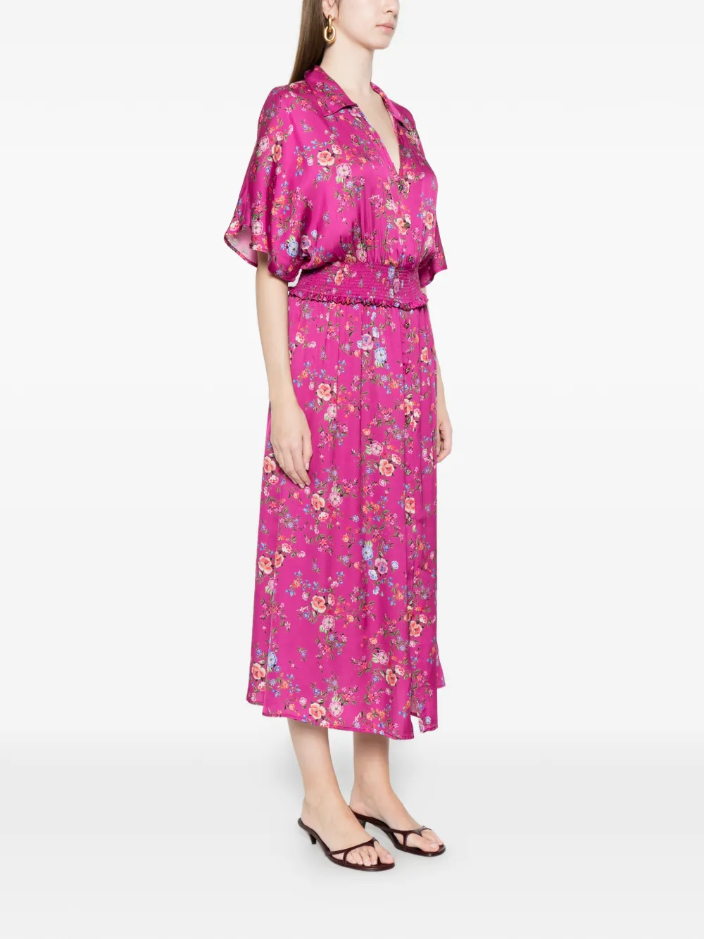 LIU JO Maxi-jurk met bloemenprint Roze