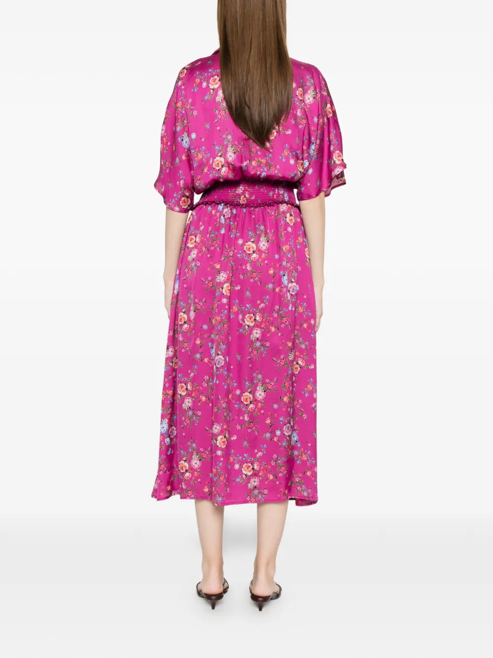 LIU JO Maxi-jurk met bloemenprint Roze