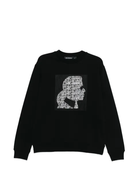 Karl Lagerfeld graphic print sweater