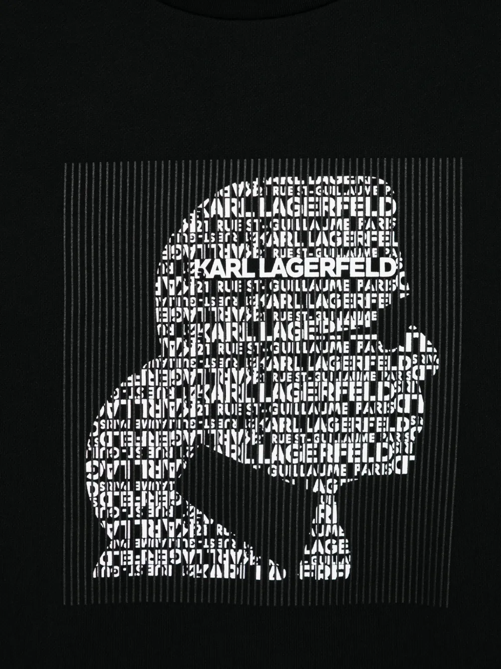 Karl Lagerfeld Trui met print Zwart