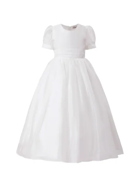 Tulleen Zavelle puff-sleeve dress