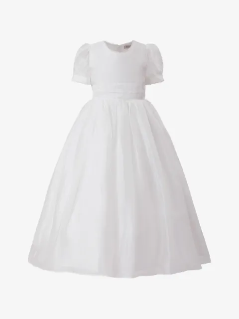Tulleen robe Zavelle à manches bouffantes