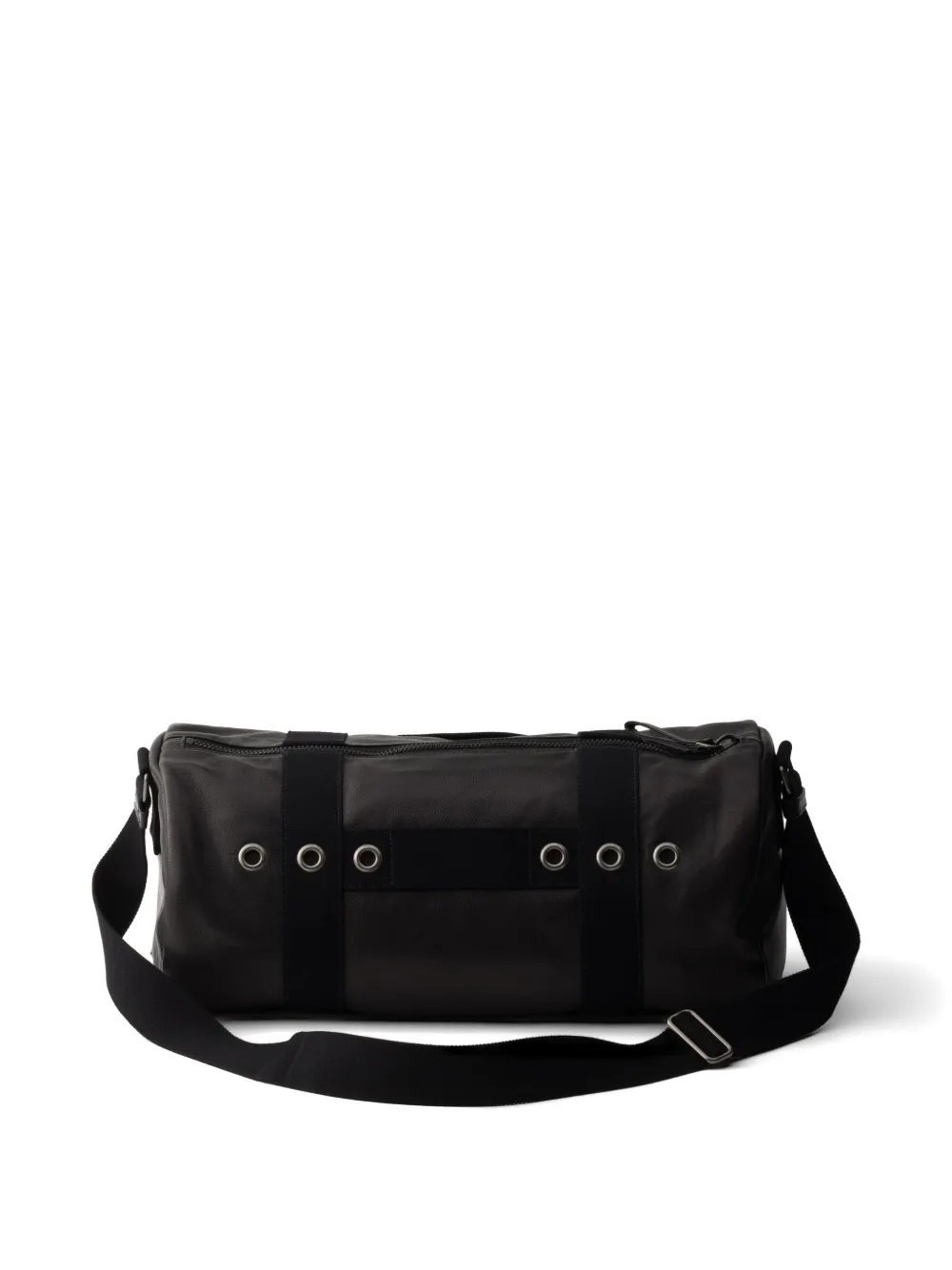 Prada Leren schoudertas Zwart