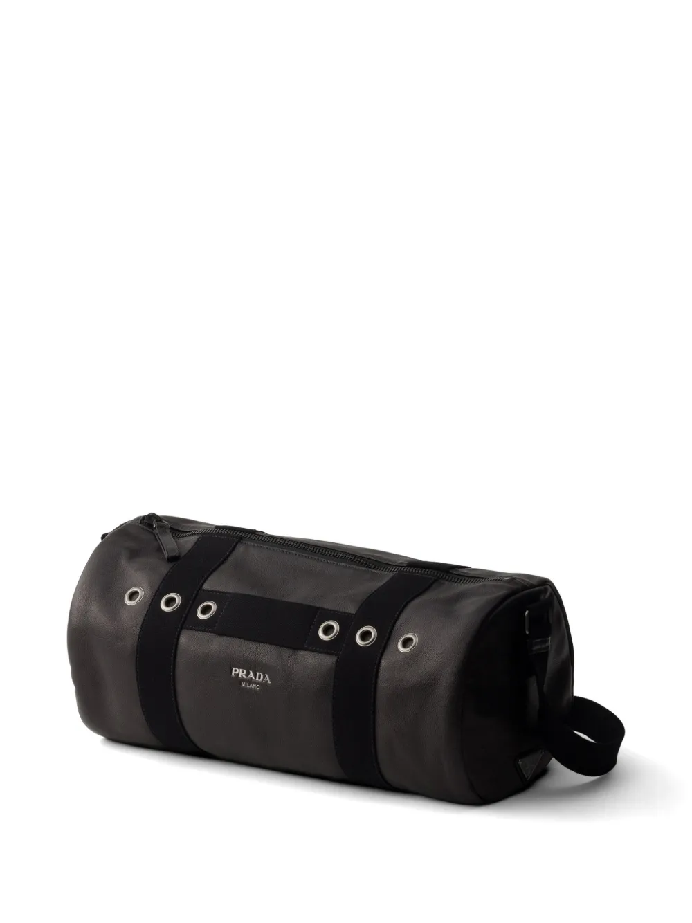 Prada Leren schoudertas Zwart