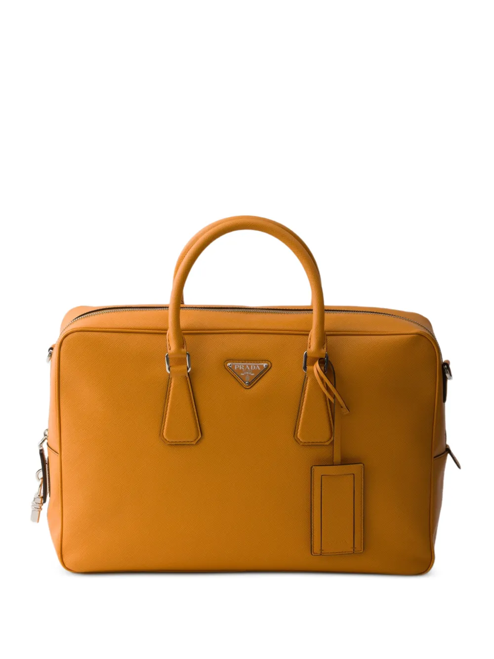 Prada Saffiano leather work bag - Orange