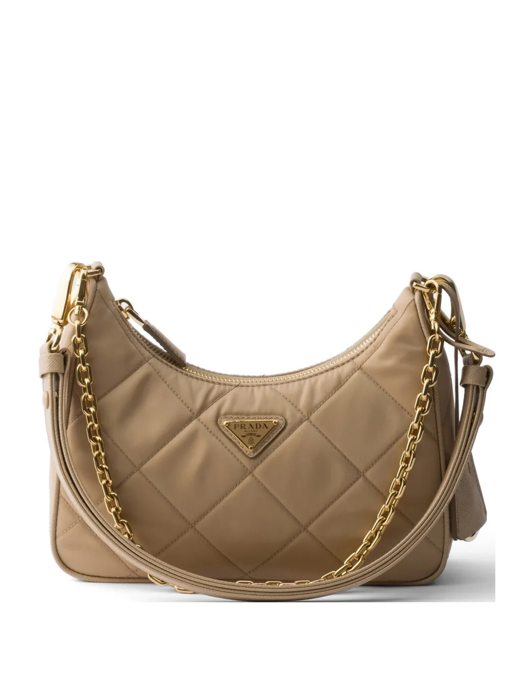 Prada Re-Edition quilted Re-Nylon mini-bag - Toni neutri