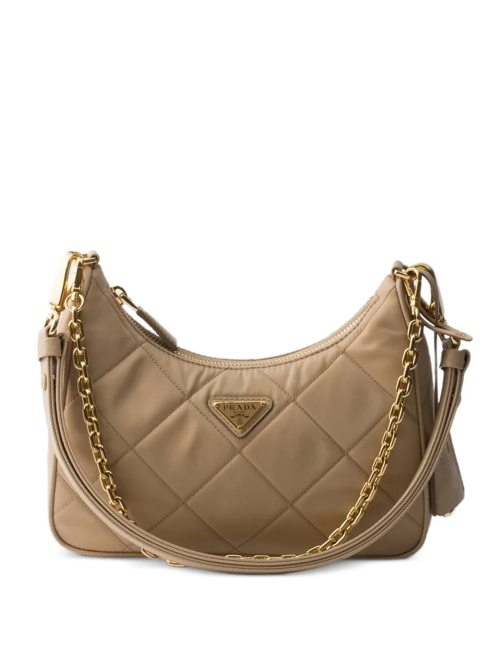 Prada Re-Edition quilted Re-Nylon mini-bag - Toni neutri