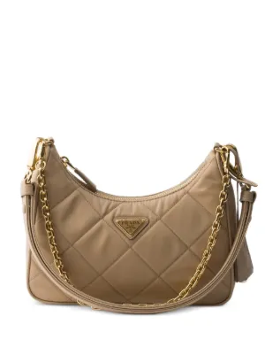 Prada Re-Nylon パデッド ショルダーバッグ | ニュートラル | FARFETCH JP