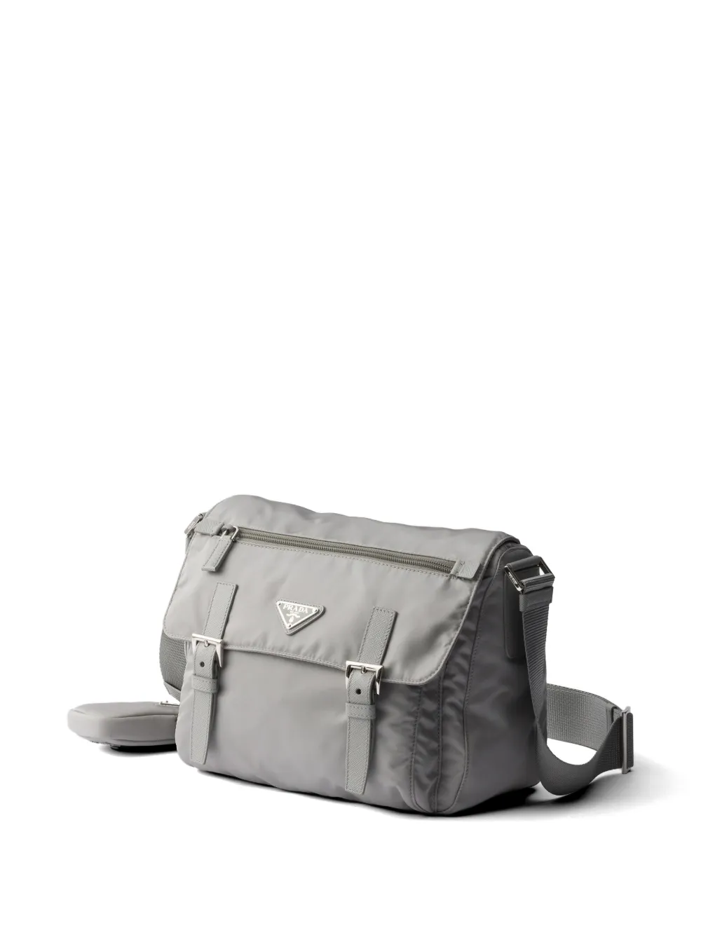  Prada Re-nylon Shoulder Bag - Grey 