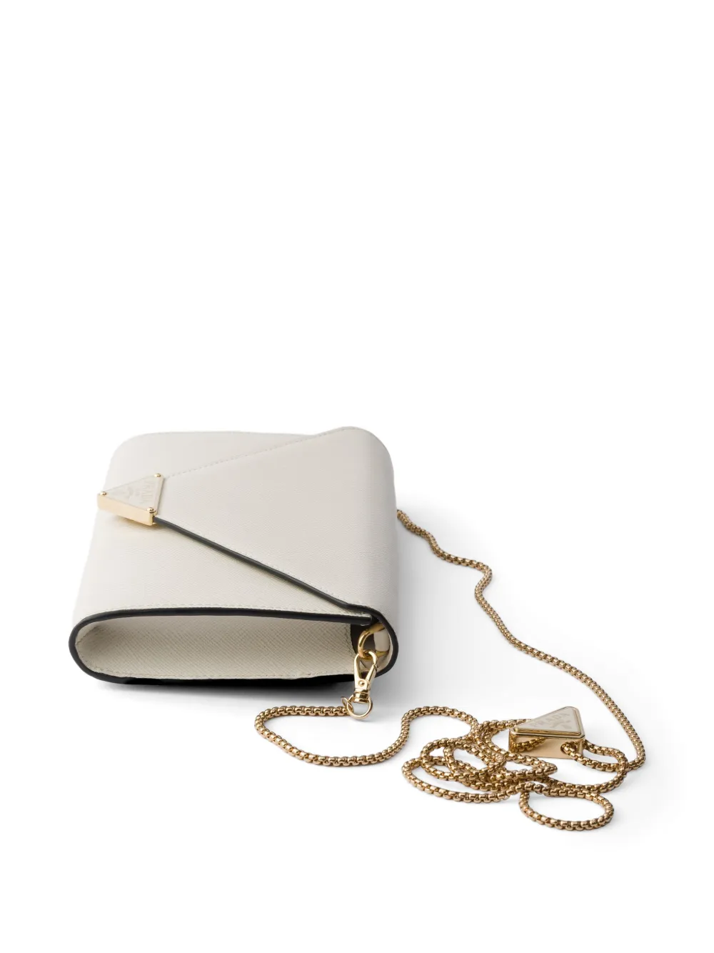 Prada Saffiano leren mini-tas Grijs