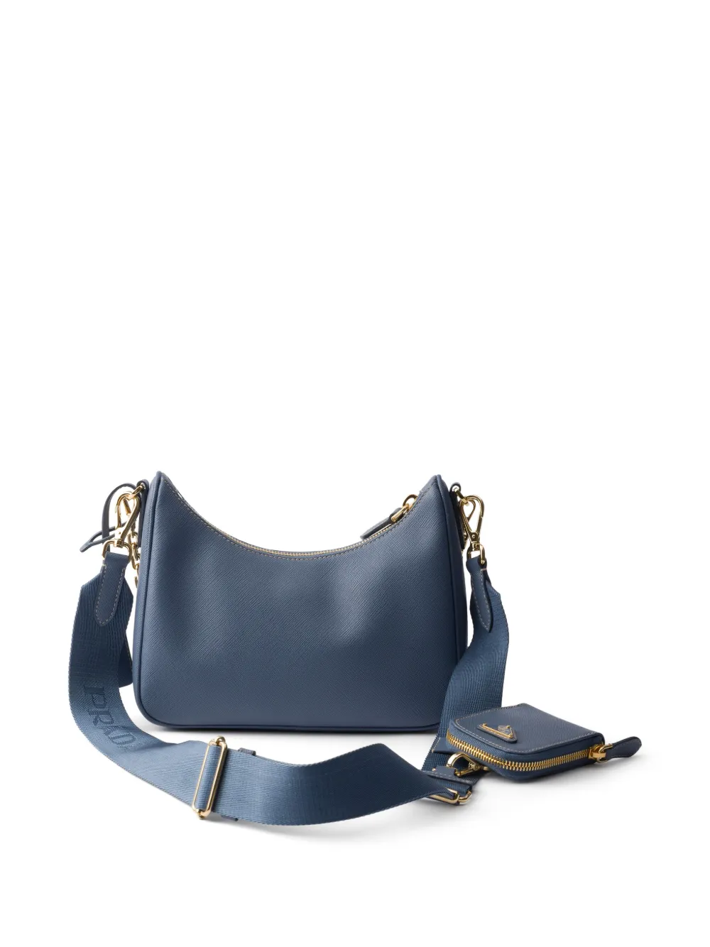  Prada Re-edition 2005 Saffiano Leather Bag - Blue 