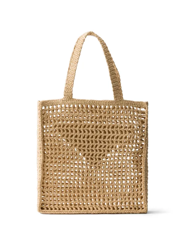 Prada クロシェ ハンドバッグ | ニュートラル | FARFETCH JP