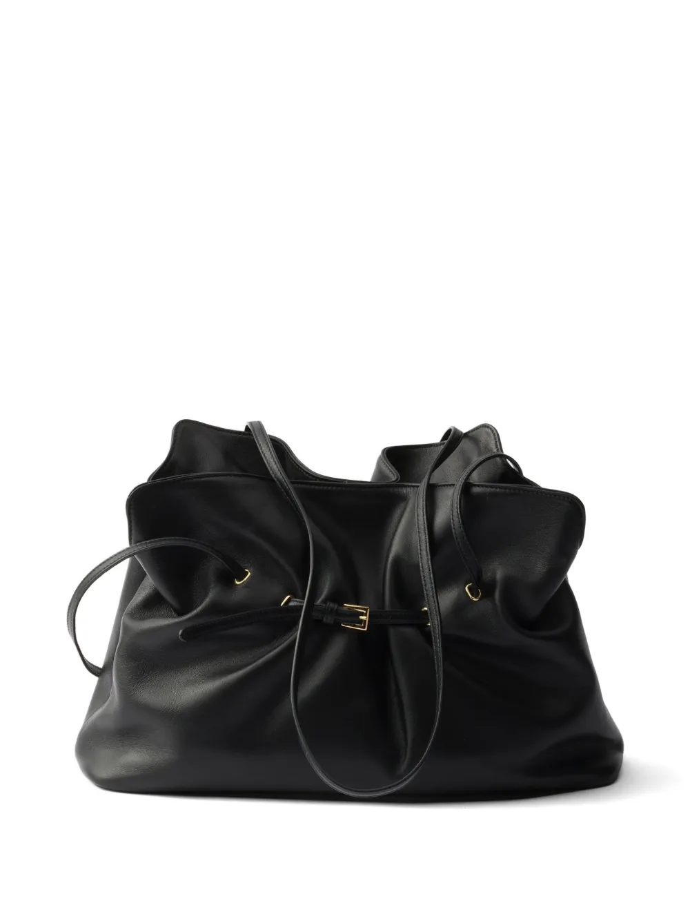 Prada Dada grote nappaleren shopper Zwart