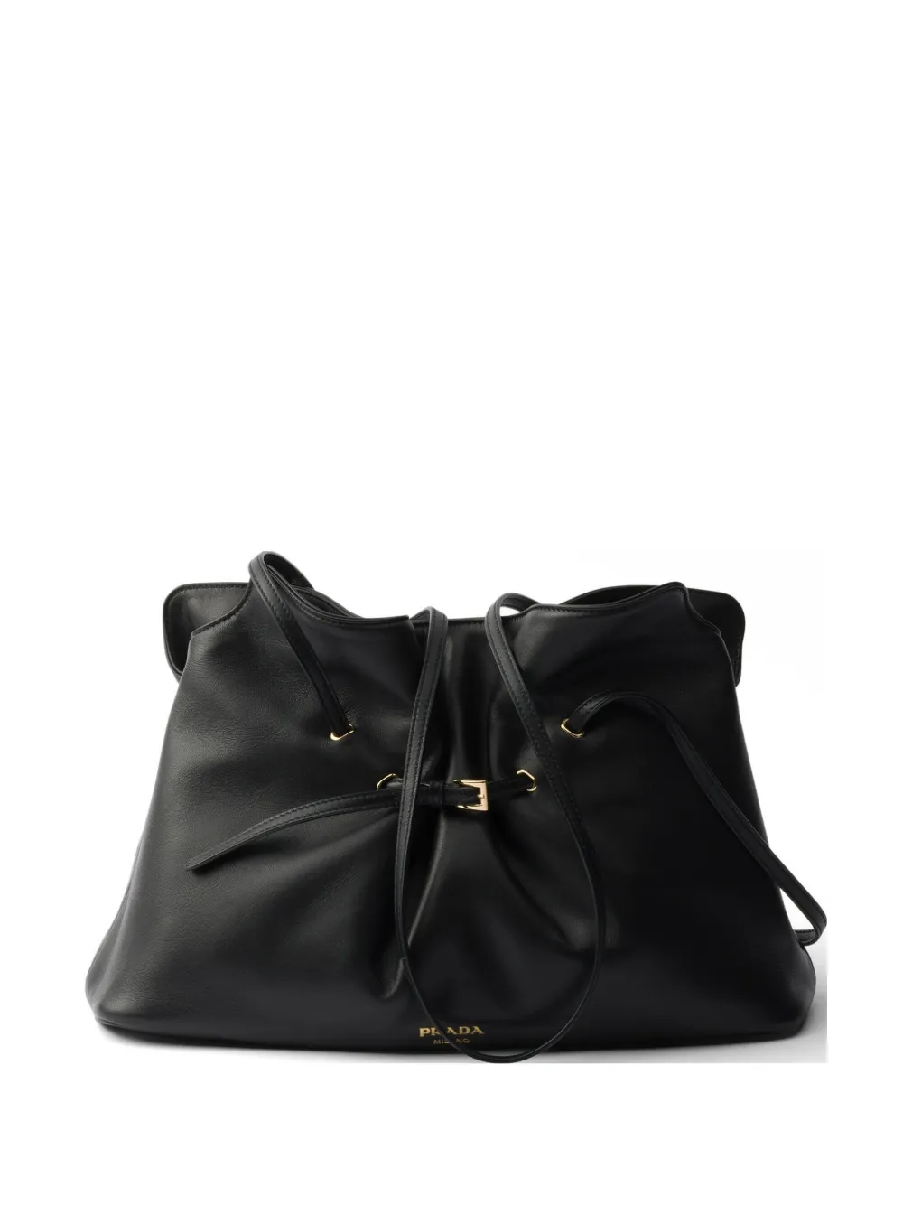 Prada Dada large nappa leather tote bag - Nero
