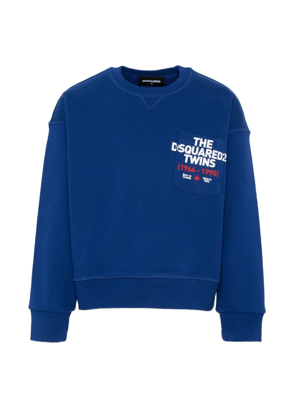 DSQUARED2 KIDS crew-neck sweatshirt - Blu