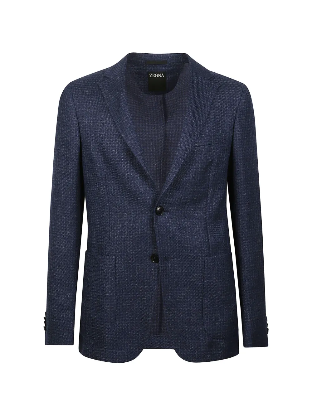 Zegna notched-lapels blazer - Blu