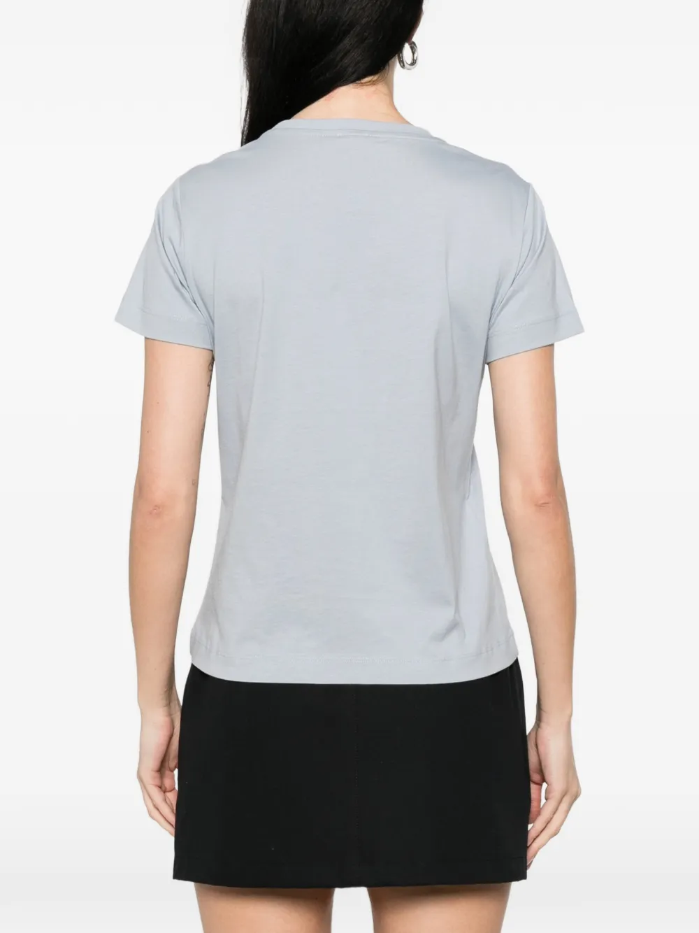 PINKO T-shirt met Love Birds borduurwerk Blauw