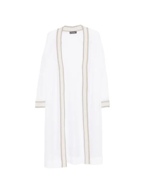 Lorena Antoniazzi striped-detail long-sleeve cardigan