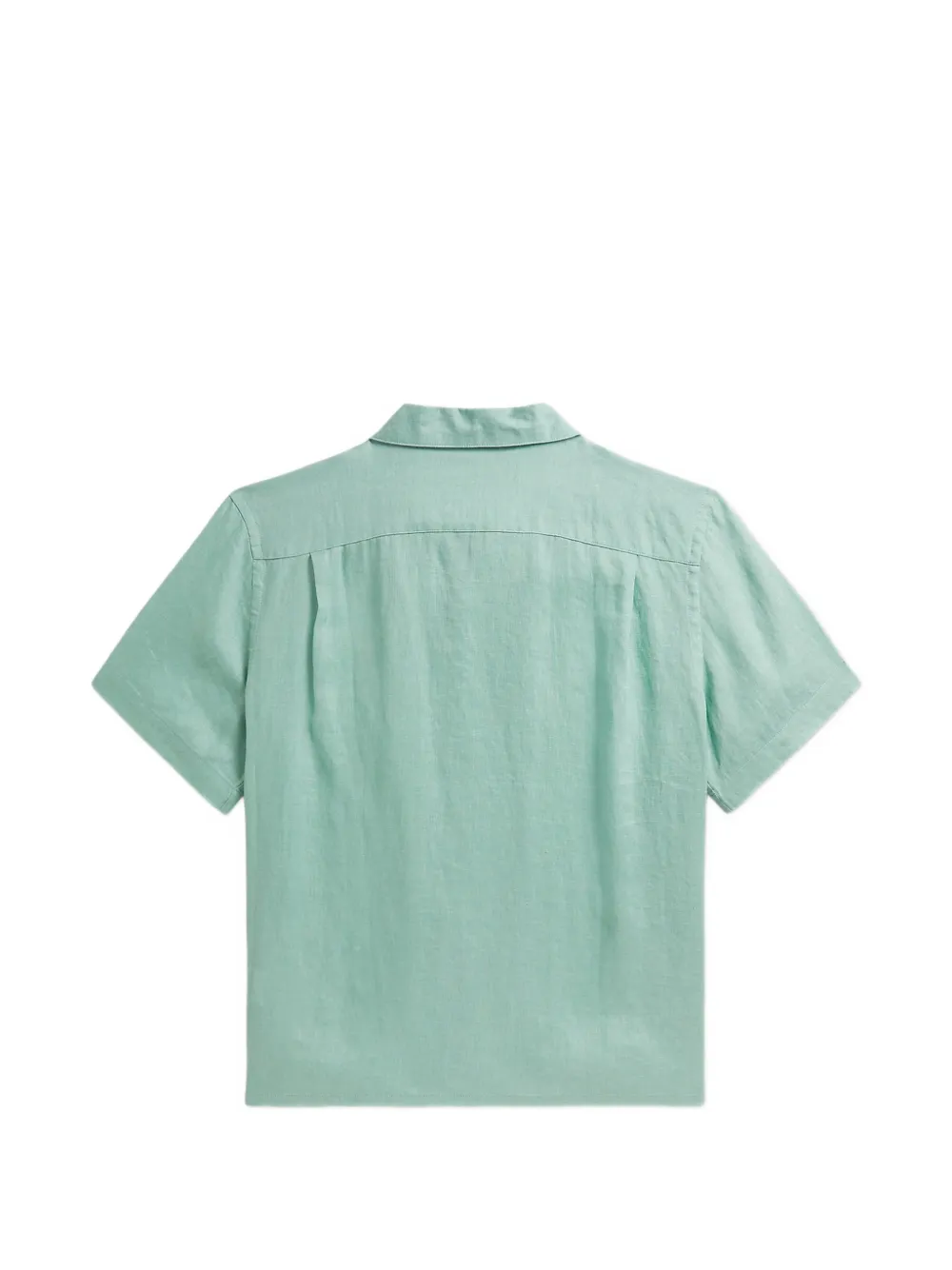 POLO RALPH LAUREN KIDS Shirt met korte mouwen en knopen Groen