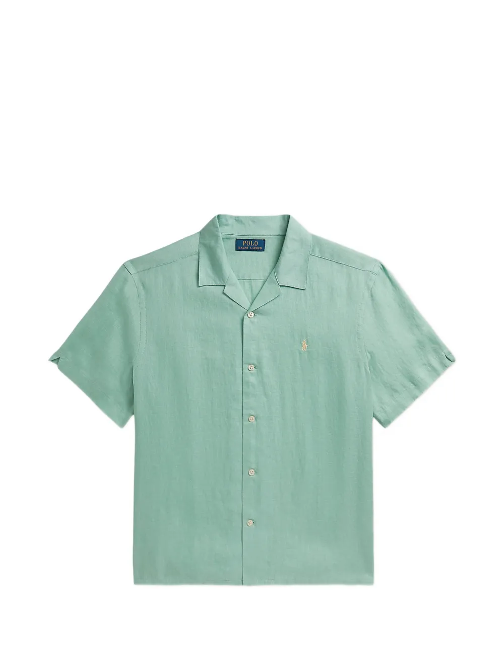 POLO RALPH LAUREN KIDS buttoned short-sleeve shirt - Grün