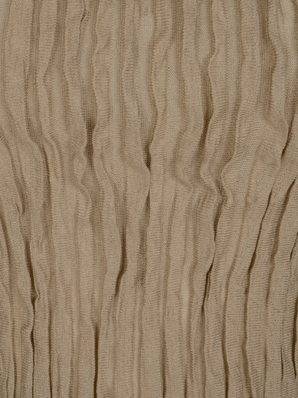  Giorgio Armani Pleated Lurex Top - Neutrals 