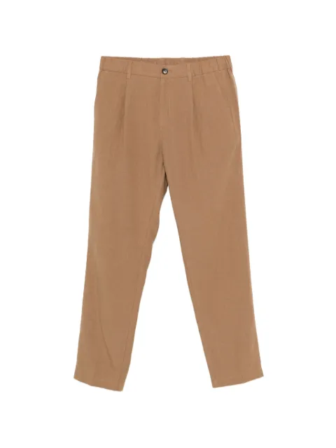 Herno pleated straight trousers