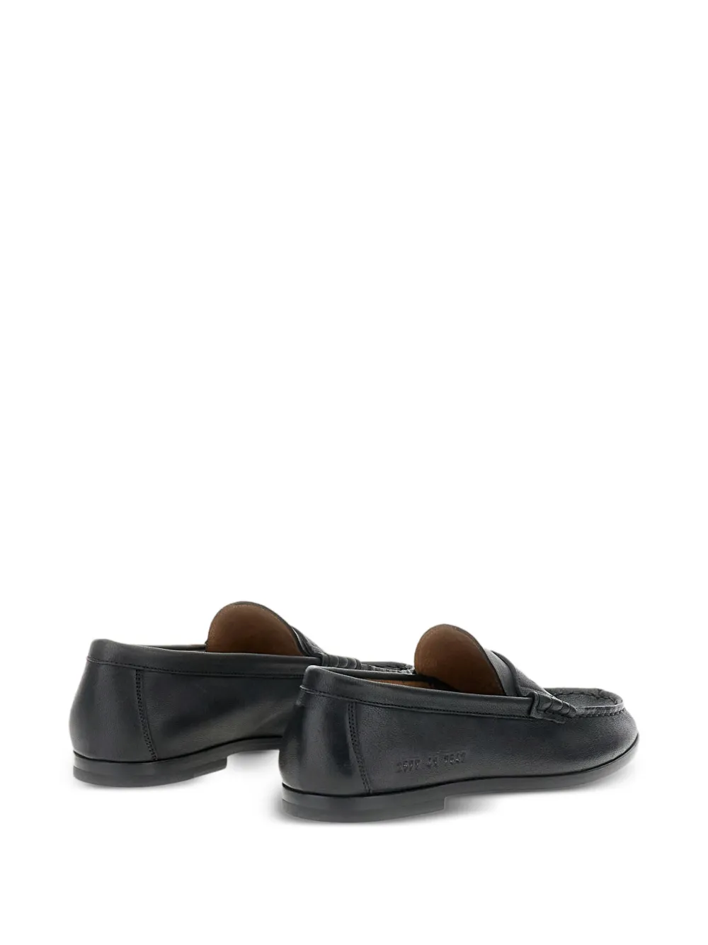  Common Projects Mocassins En Cuir à Bride - Noir 