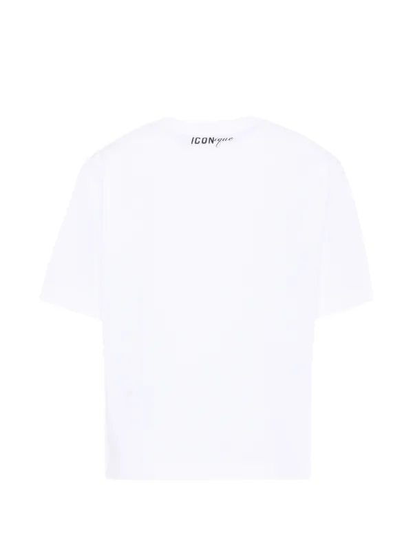 DSQUARED2 KIDS ベルトプリント Tシャツ | ホワイト | FARFETCH JP