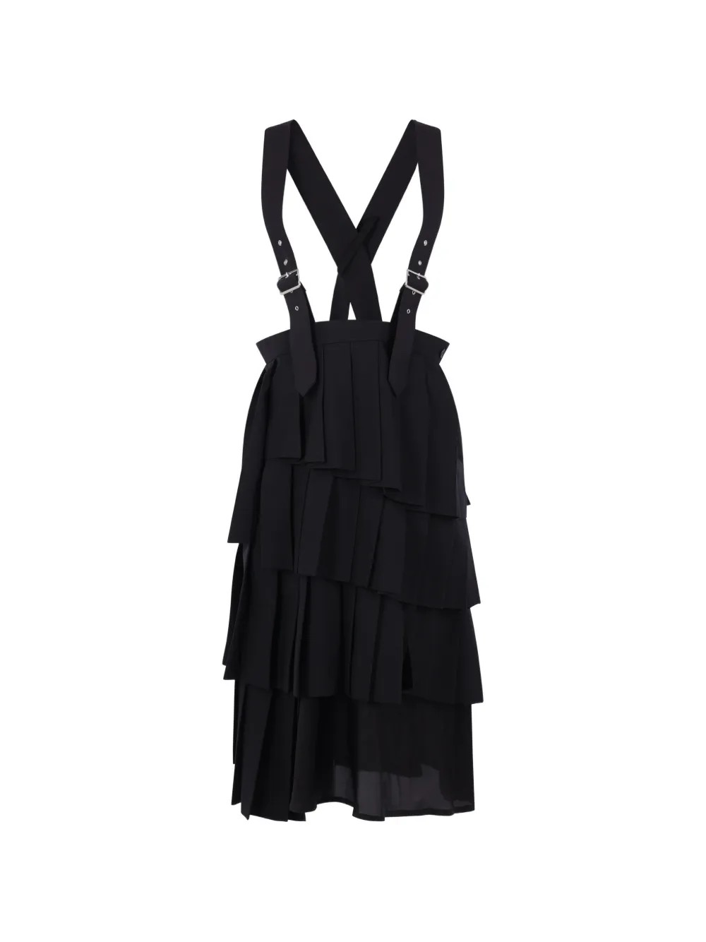 Comme Des Garçons ruffled overall skirt - Nero