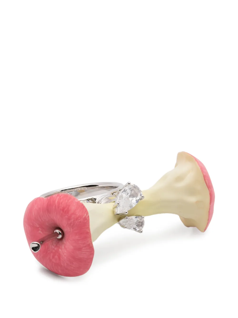 YVMIN Paradise/Apple Core Spin ring - Argento