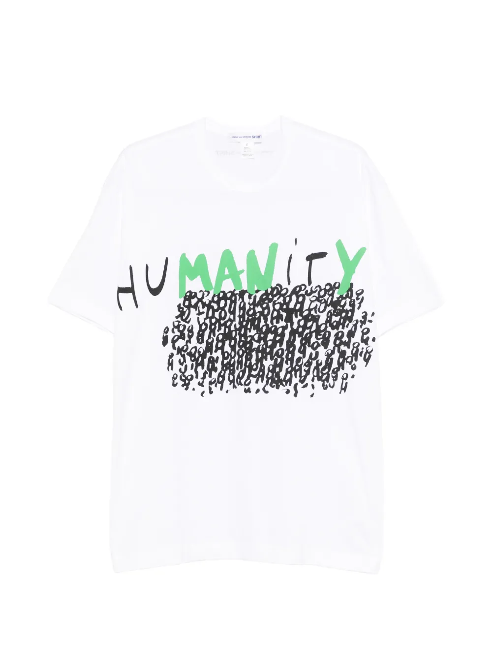 Comme Des Garçons Shirt graphic-print T-shirt - Bianco