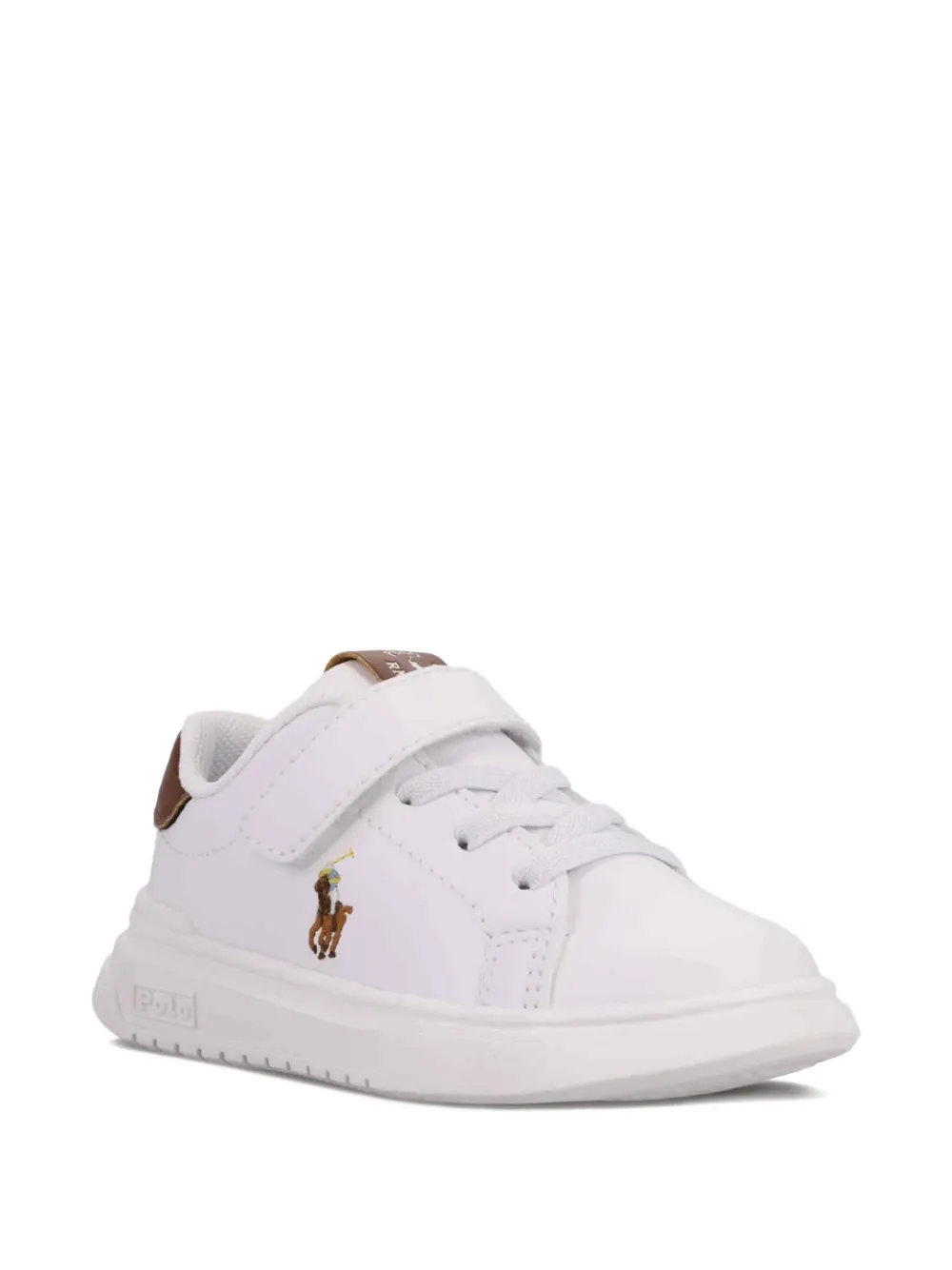 POLO RALPH LAUREN KIDS Heritage Court Super sneakers - Bianco