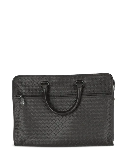Bottega Veneta Pre-Owned woven leather briefcase