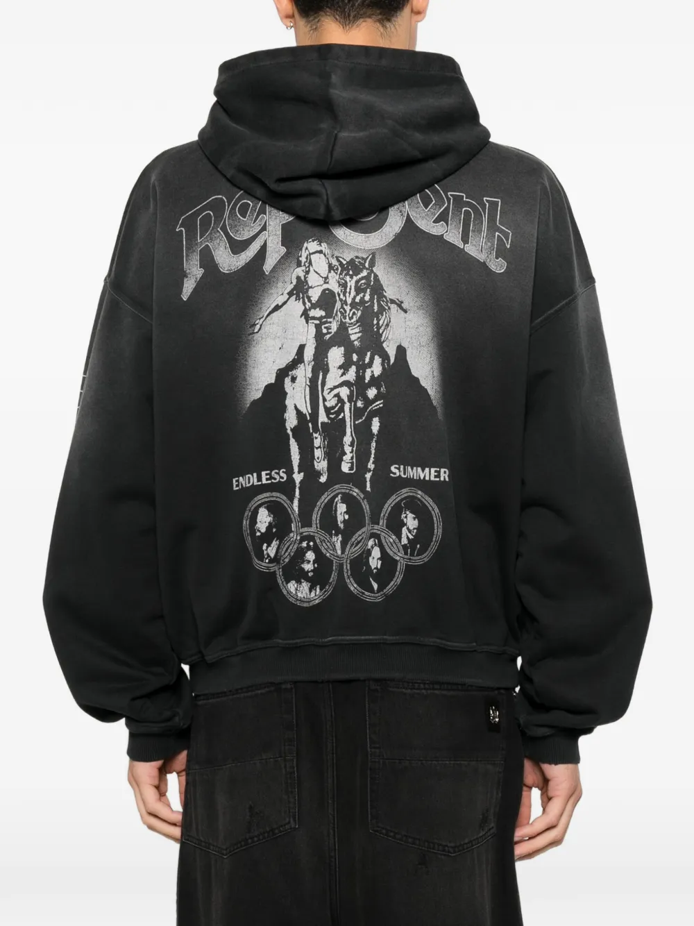 Represent Beach Boys hoodie met grafische print Zwart