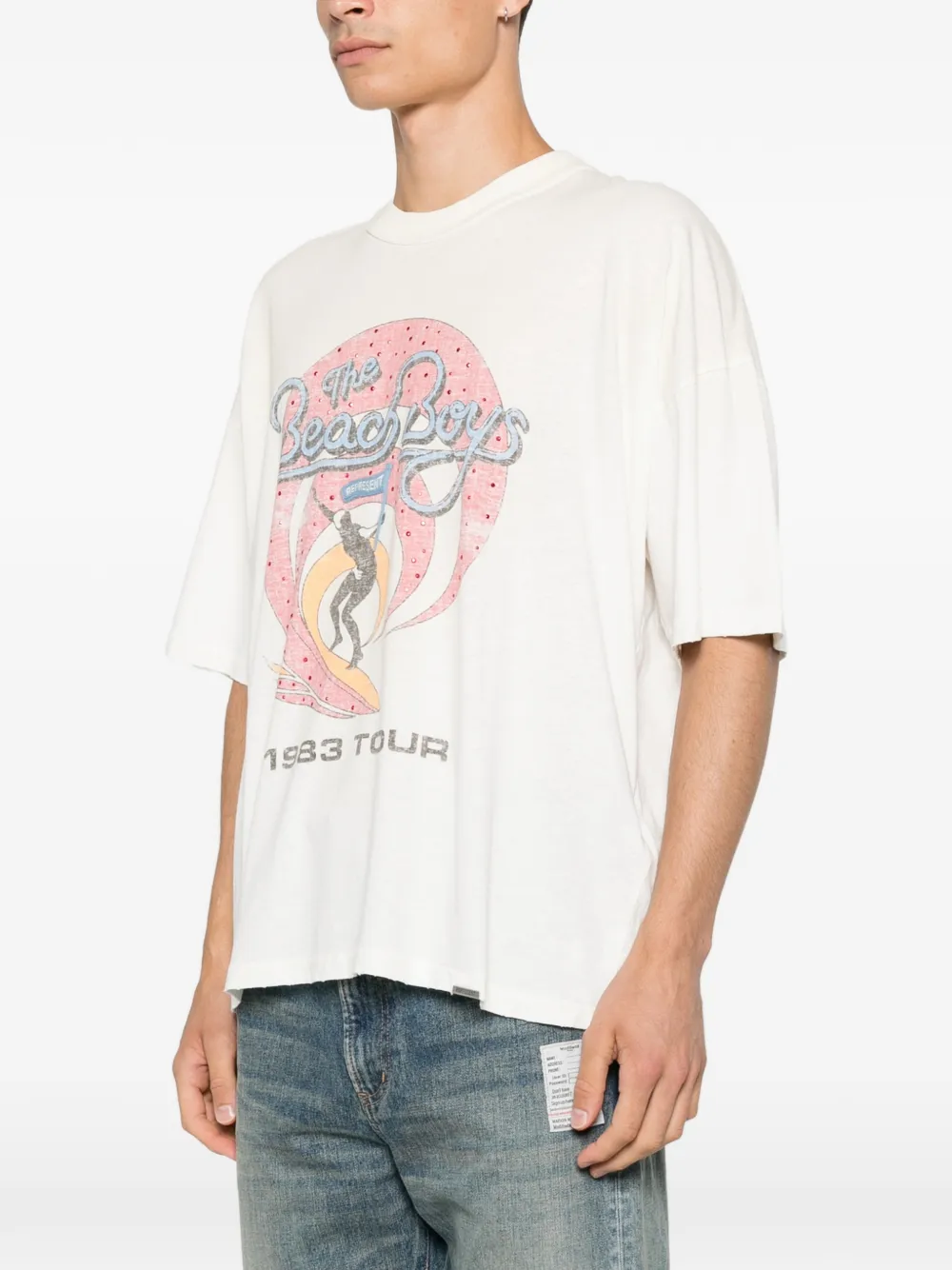 Represent Beach Boys T-shirt met grafische print Wit