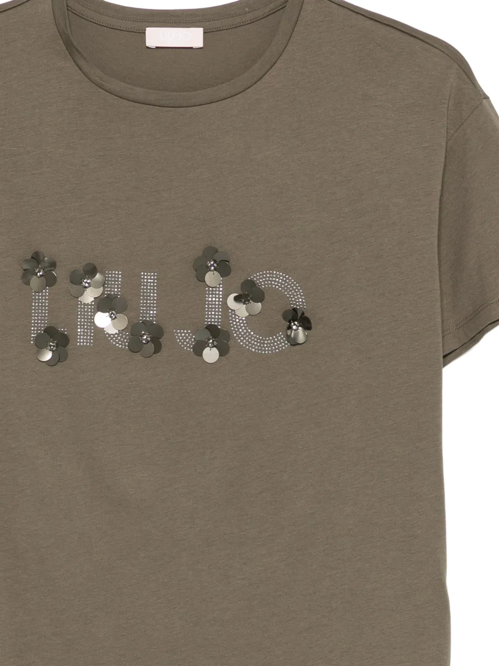 LIU JO T-shirt met applicaties Groen