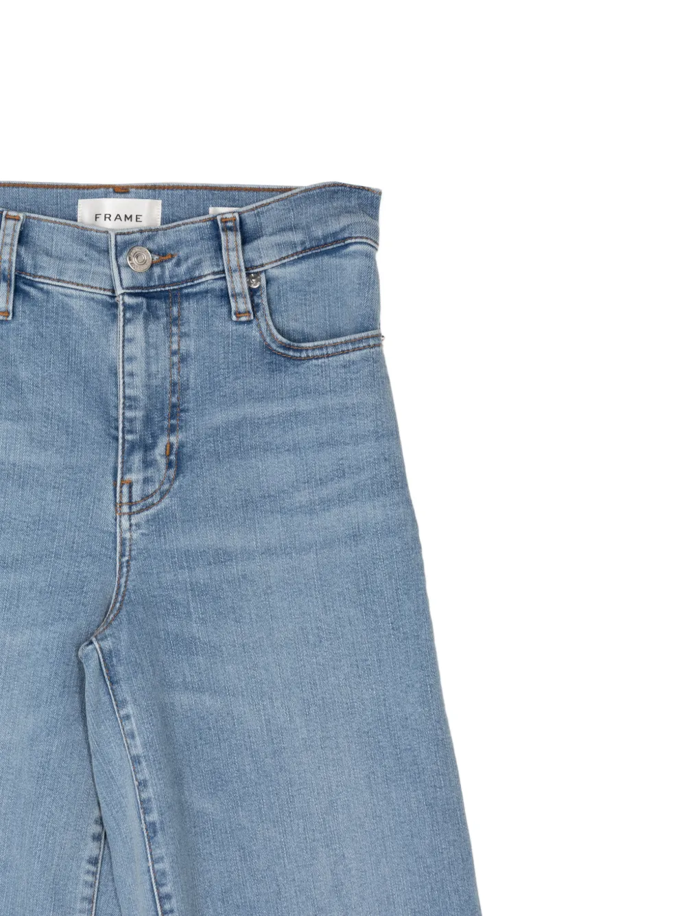 FRAME Jeans met knoopsluiting Blauw