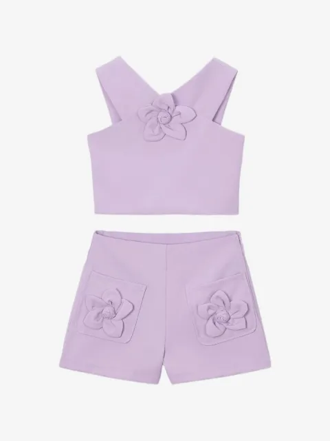 Mayoral Short-Set mit Blumendetail