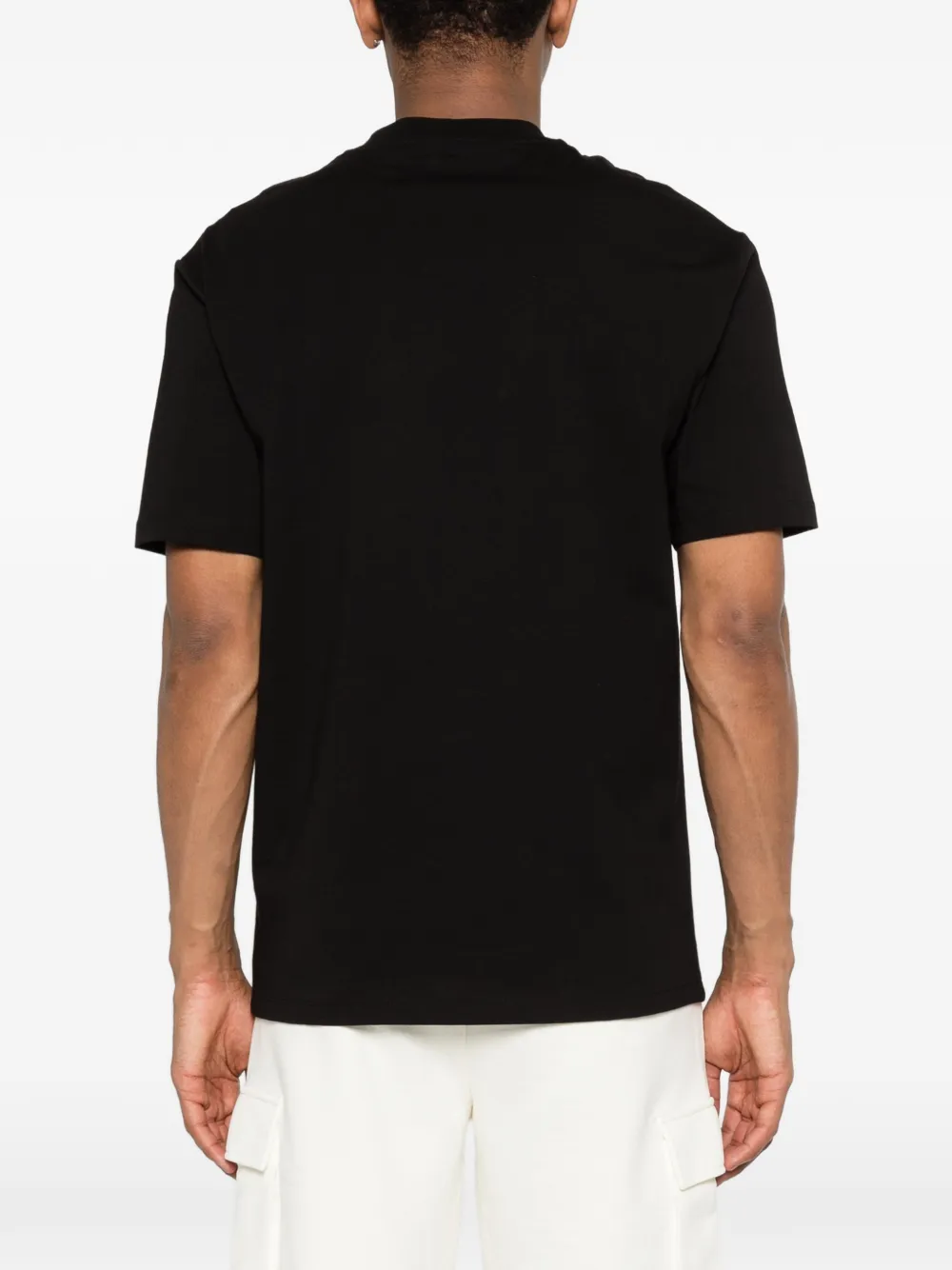 Karl Lagerfeld T-shirt met zak en vlak Zwart