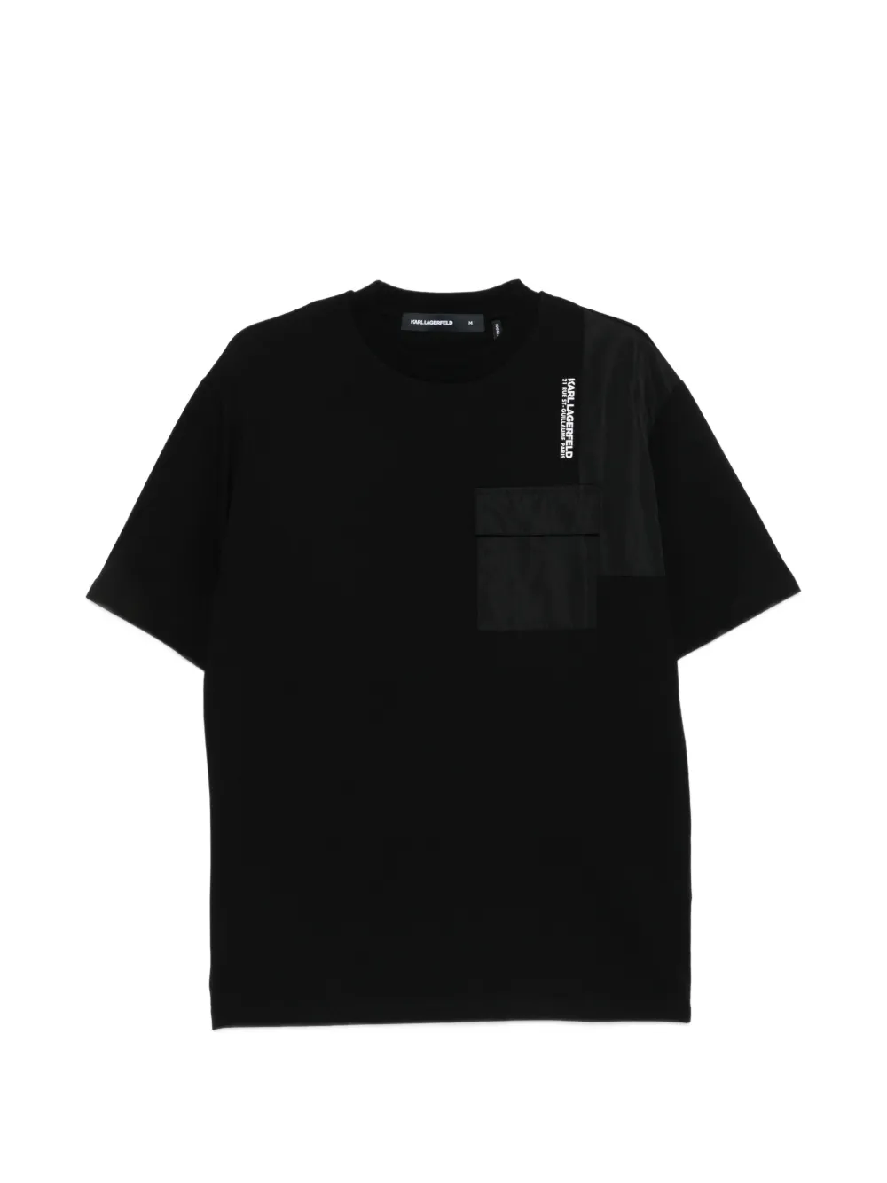 Karl Lagerfeld pocket panel T-shirt - Nero