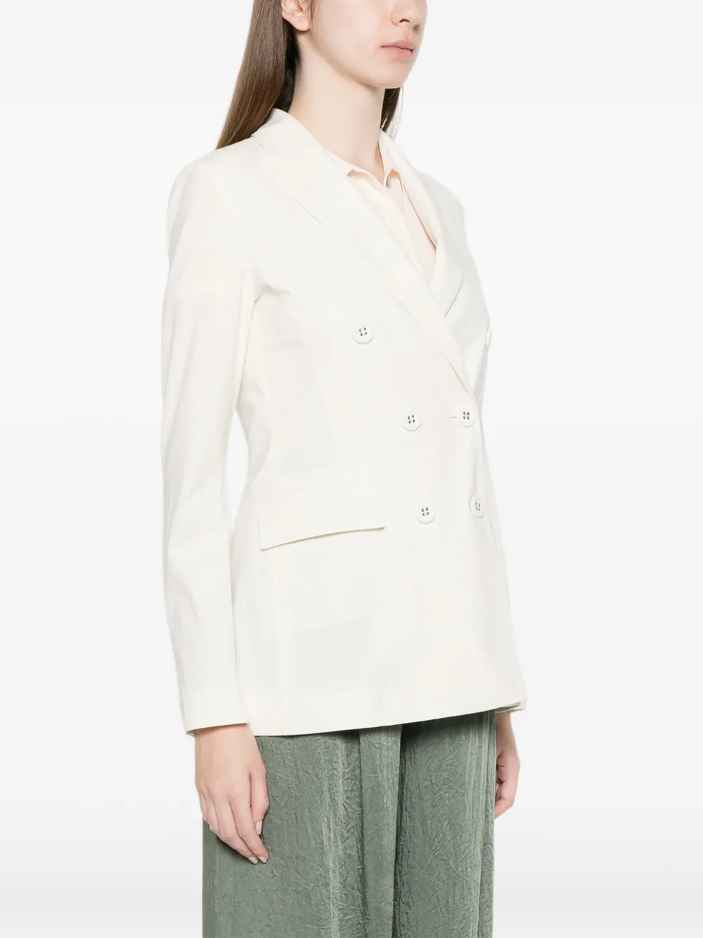Circolo 1901 Blazer met dubbele rij knopen Beige